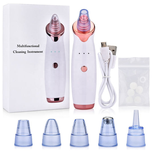 Trendix™ | 5 in 1 Blackhead Remover Machine – Rechargeable Derma Suction
