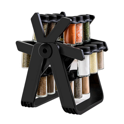 Trendix™ | 18 Piece Rotating Spice Rack Set