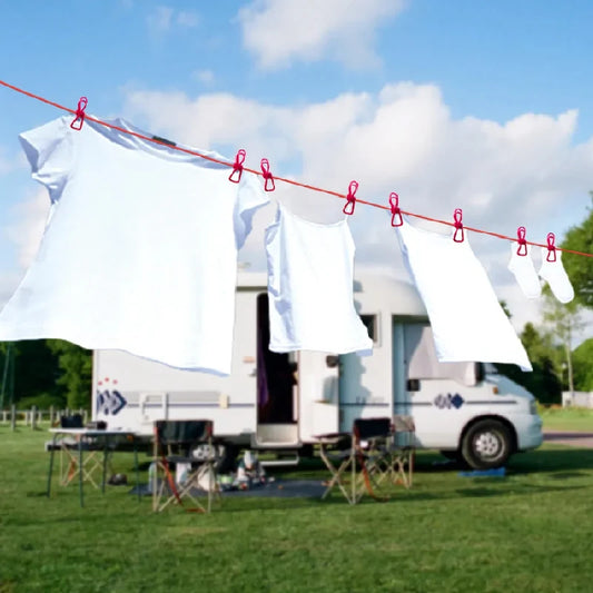 Trendix™ Portable Clothing Clothesline with 12 Clips