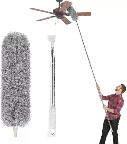 Trendix™ Microfiber Duster with Extension Pole – Reach & Clean Easily